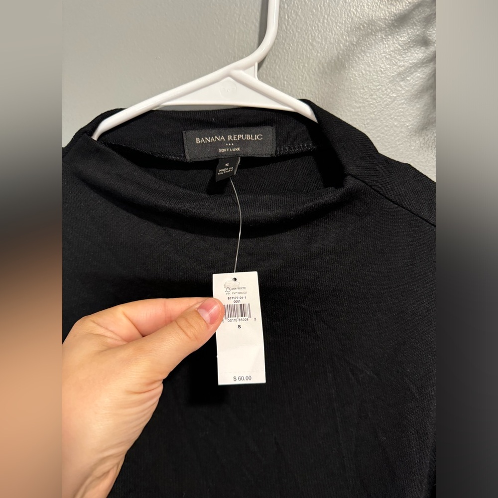 NWT Banana Republic Soft Luxe Long Sleeve Top Women’s size Small - Picture 6 of 6